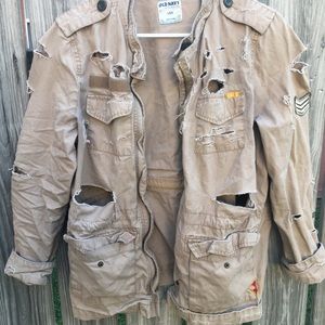 Distressed Jean Jacket